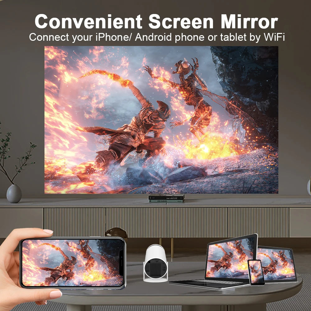 CinemaCubic Pro 4K UltraWiFi Projector